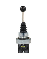 XD2-PA22 — JOYSTICK 2 POSICIONES MOMENTANEO (NA) 10AMP. 400VCA 22mm (2 BLOCK DE CONTACTOS) *NO SON A PRUEBA DE EXPLOSION*