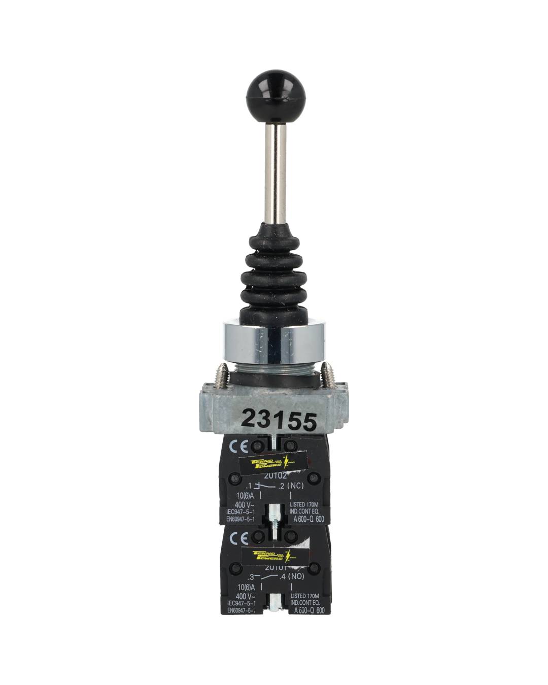 XD2-PA24 — JOYSTICK 4 POSICIONES MOMENTANEO (4NA) 10AMP.400VCA/240VCA3A 22mm (4 BLOCK DE CONT *NO SON A PRUEBA DE EXPLOSION*