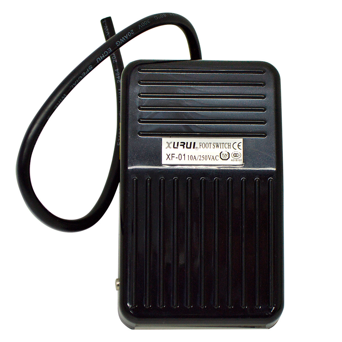 XF-01 — INTERRUPTOR DE PEDAL 10A, 220VCA, PEQUENO, CUERPO DE PLASTICO