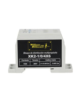 XK2-1/0/4X6 — BLOQUE DE DISTRIBUCION MULTIPROPOSITO 150A MAX.4 CONDUCTORES, CALIBRE 6 AWG