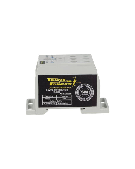 XK2-2/0/6X6 — BLOQUE DE DIST. MULTIPROPOSITO 192A MAX.