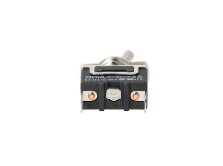 XT-13A — INTERRUPTORES DE PALANCA 3 TERMINALES Posiciones: ON-OFF-ON Capacidad: 20/15A 125/277VAC