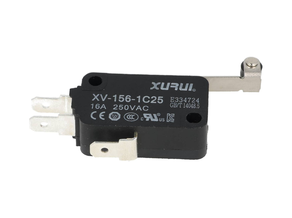 XV-156-1C25 — MICROSWITCH PALANCA LARGA C/RODILLO 16A 250V